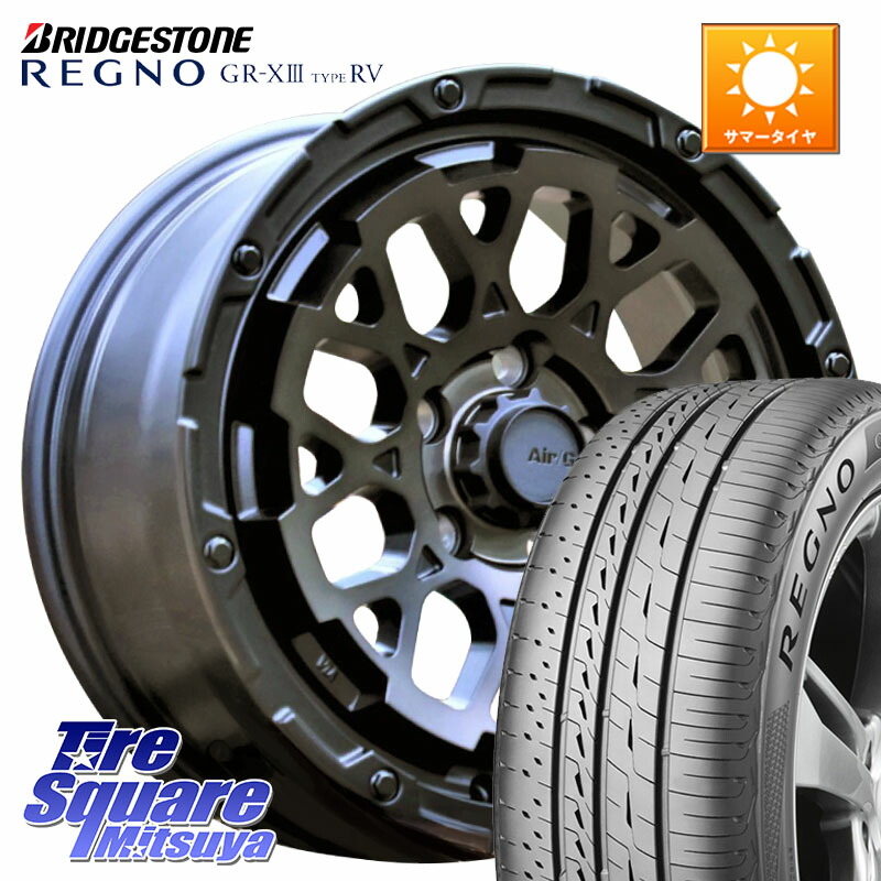 4X4エンジニアリング Air/G Rocks GHOST ホイール 16インチ 16 X 7.0J +35 5穴 114.3 ブリヂストン REGNO GR-X3 TYPE RV GRX3RV GR-XIII サマータイヤ 215/60R16