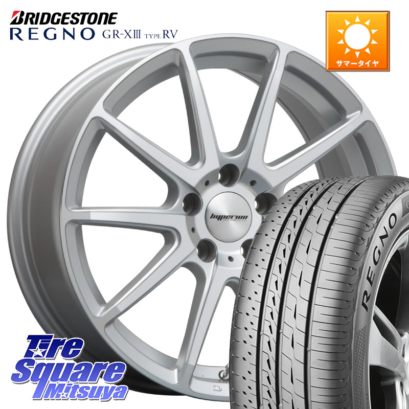 ブリヂストン REGNO GR-X3 TYPE RV GRX3RV GR-XIII サマータイヤ 235/55R18MLJ HYPERION CVX ハイペリオン ホイール 18インチ 18X8.0J 38 5穴 114.3 デリカD:5 D5 カスタムサイズ NX レクサス ハリアー|タイヤスクエアミツヤ