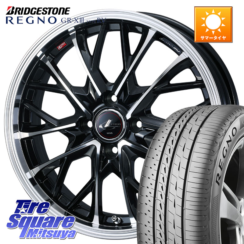WEDS LEONIS MV レオニス MV ホイール 16インチ 16 X 6.0J +42 4穴 100 ブリヂストン REGNO GR-X3 TYPE RV GRX3RV GR-XIII サマータイヤ 215/65R16
