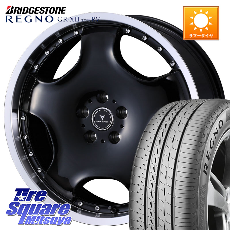 WEDS NOVARIS ASSETE D1 特価● ホイール 19インチ ノヴァリス アセット 19 X 8.0J(M14B) +45 5穴 114.3 ブリヂストン REGNO GR-X3 TYPE RV GRX3RV GR-XIII サマータイヤ 245/45R19 レクサスLBX