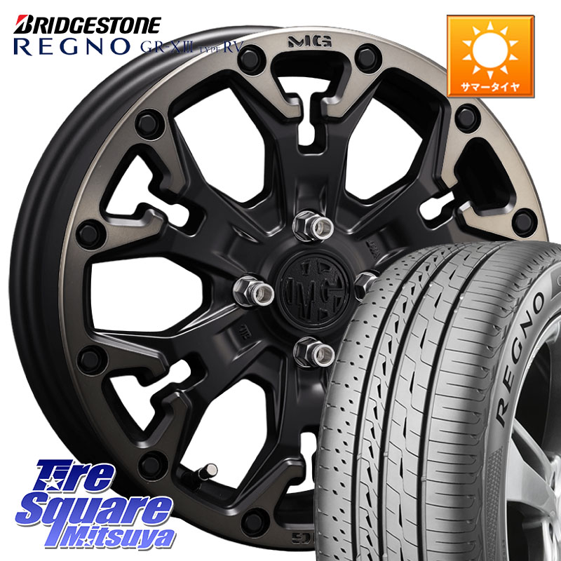 CRIMSON MG GOLEM Jr ホイール 16インチ 16 X 6.0J +38 4穴 100 ブリヂストン REGNO GR-X3 TYPE RV GRX3RV GR-XIII サマータイヤ 215/65R16