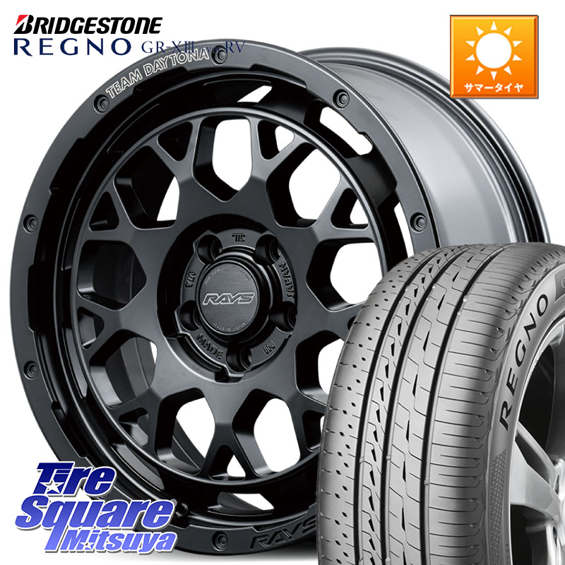 RAYS TEAM DAYTONA M9+ BOJ ホイール 18インチ 18 X 7.5J +32 5穴 114.3 ブリヂストン REGNO GR-X3 TYPE RV 在庫● 2025~2026年製 GRX3RV GR-XIII サマータイヤ 225/45R18