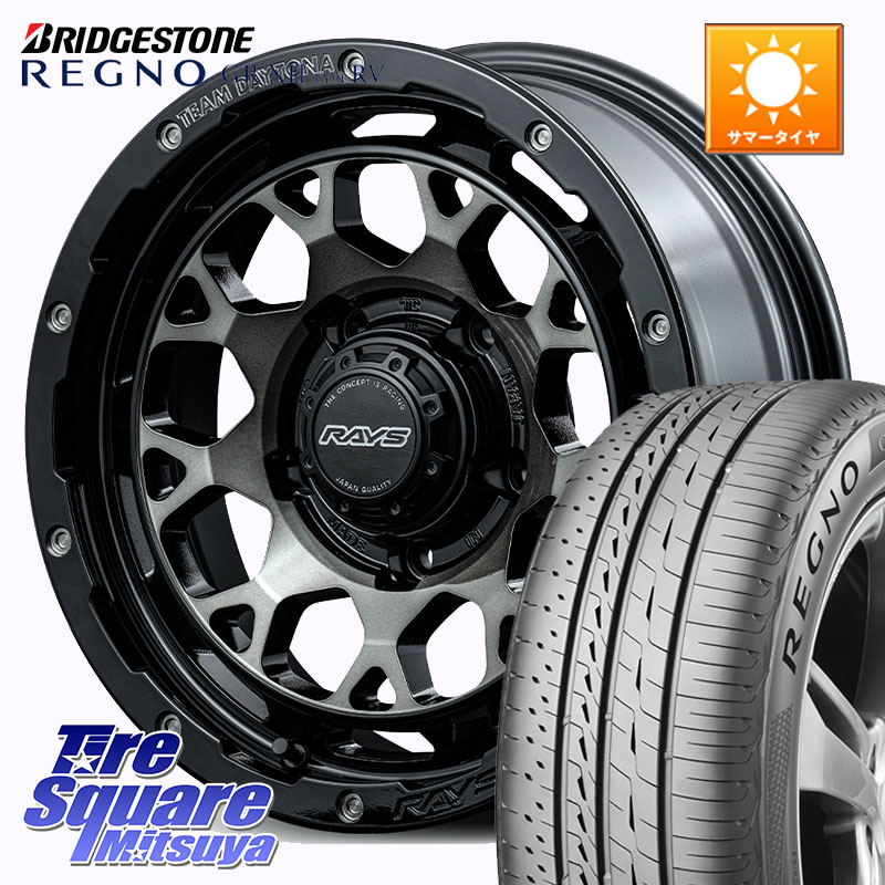 RAYS 【欠品次回8~9月】 TEAM DAYTONA M9+ ホイール 16インチ 16 X 5.5J +20 5穴 139.7 ブリヂストン REGNO GR-X3 TYPE RV GRX3RV GR-XIII サマータイヤ 215/65R16 ジムニー専用(要オーバーフェンダー等) 122,890円