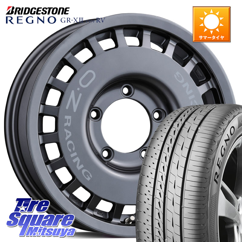 OZ Rally Racing 4x4 ラリーレーシング ジムニーシエラ用 ※インセット-5 ホイール 16インチ 16 X 6.0J +0 5穴 139.7 ブリヂストン REGNO GR-X3 TYPE RV GRX3RV GR-XIII サマータイヤ 215/65R16 ジムニー専用(要オーバーフェンダー等) ジムニ－シエラ・ノマド(カスタム)
