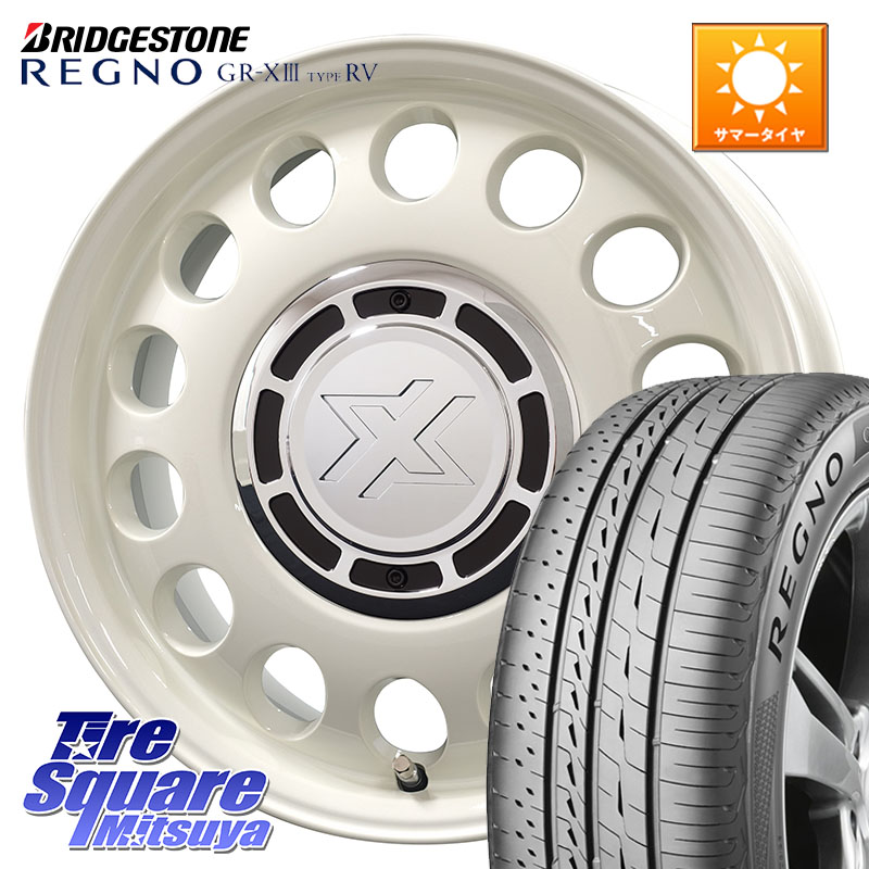 コスミック クロスブラッド STEELE ホイール 15インチ 15 X 6.0J +42 5穴 100 ブリヂストン REGNO GR-X3 TYPE RV 在庫● 2025~2026年製 GRX3RV GR-XIII サマータイヤ 195/65R15 210系カローラスポーツ 50系プリウス