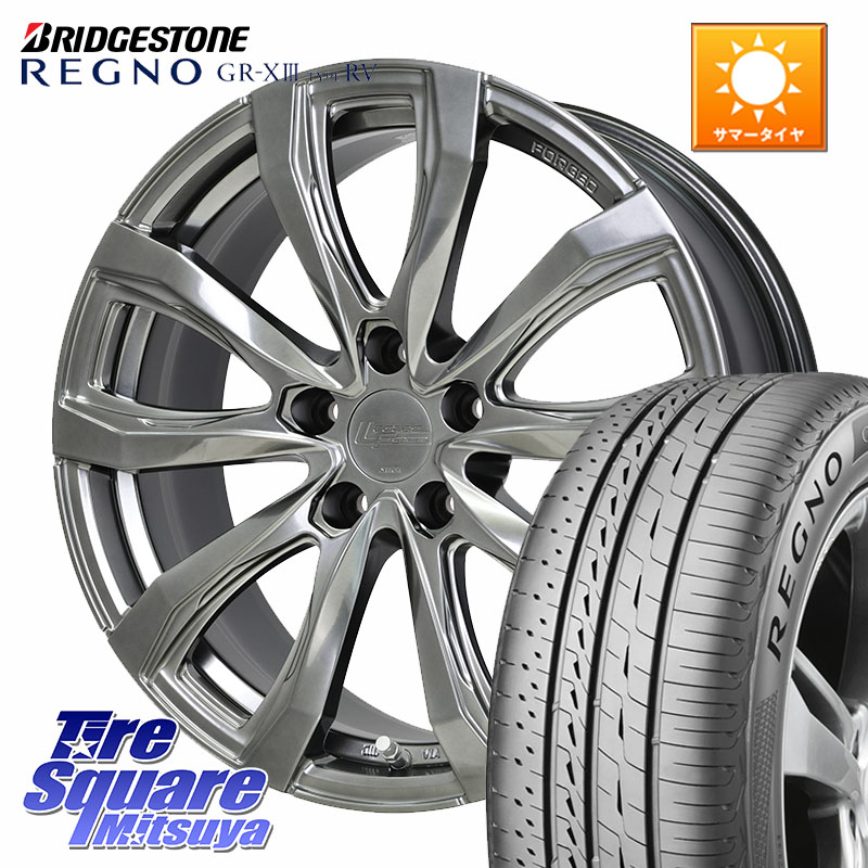 ブリヂストン REGNO GR-X3 TYPE RV 在庫● 2025~2026年製 GRX3RV GR-XIII サマータイヤ 225/60R18HotStuff シュティッヒ レグザス FORGED FS-01 M14球面座ボルト専用 鍛造ホイール 18インチ 18X8.0J(M14B) 41 5穴 114.3 クラウンクロスオーバー|タイヤスクエアミツヤ