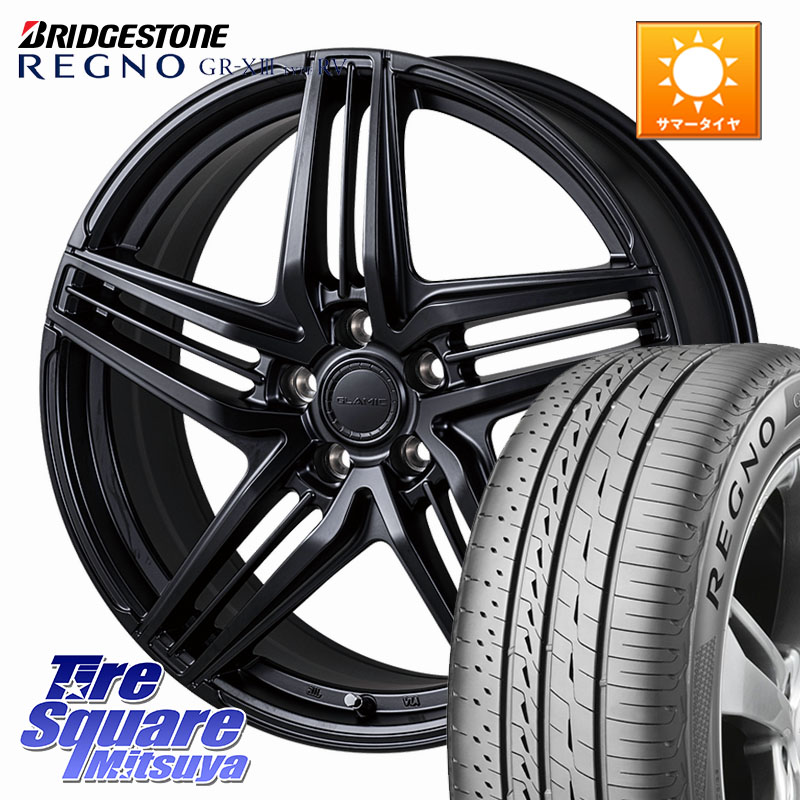KOSEI GLAMIC LX-S M14球面座ボルト専用 ホイール 18インチ 18 X 7.5J(M14B) +38 5穴 114.3 ブリヂストン REGNO GR-X3 TYPE RV GRX3RV GR-XIII サマータイヤ 225/55R18 レクサスLBX