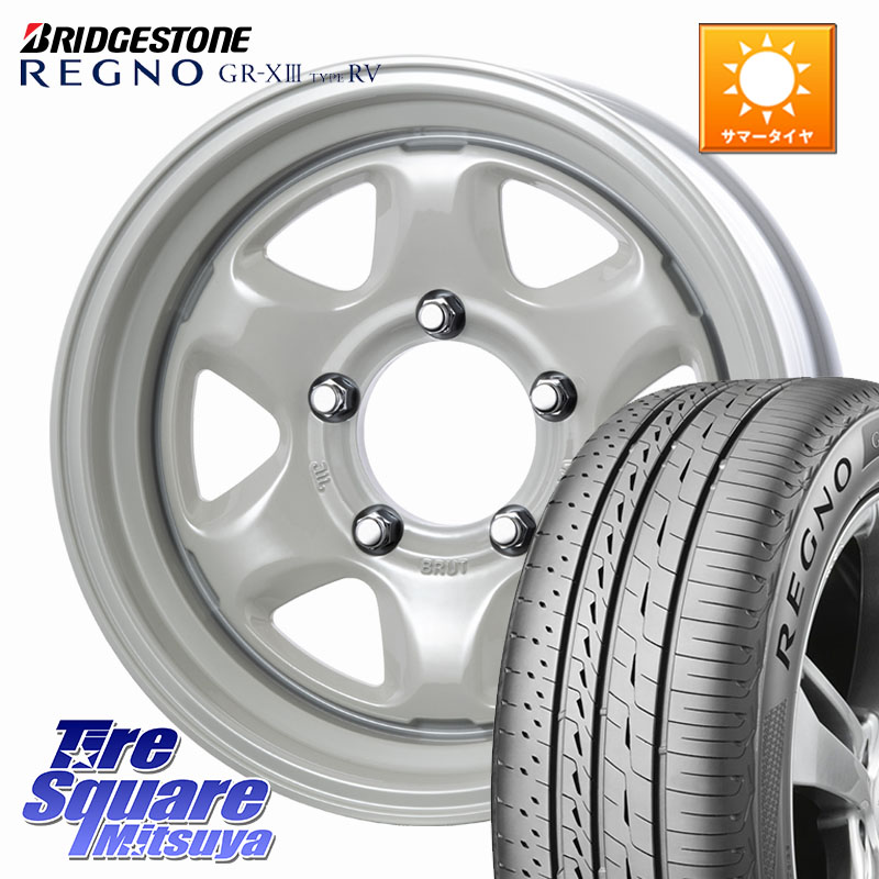 BRUT ブルート BR-44 BR44 ホイール 16インチ 16 X 6.5J +0 5穴 139.7 ブリヂストン REGNO GR-X3 TYPE RV GRX3RV GR-XIII サマータイヤ 215/65R16 ジムニー専用(要オーバーフェンダー等) ジムニ－シエラ・ノマド(カスタム)