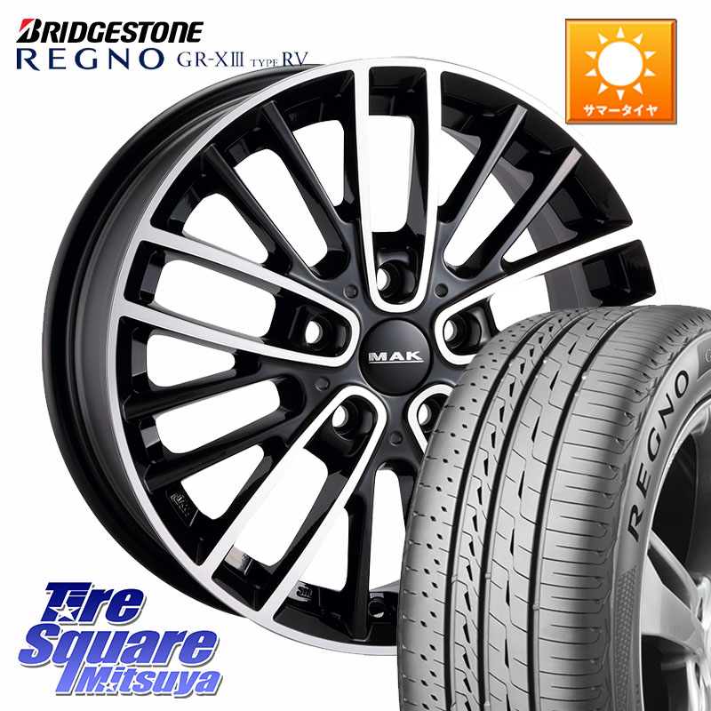 阿部商会 MAK CHELSE ホイール 18インチ 18 X 7.5J(MINI U25) +50 5穴 112 ブリヂストン REGNO GR-X3 TYPE RV GRX3RV GR-XIII サマータイヤ 225/55R18 MINI ミニ カントリーマン U25※ホイール注文時は「TRIM」種別を必ずお知らせください