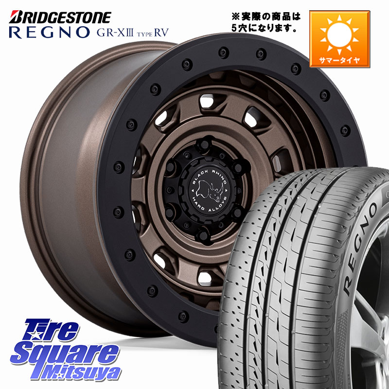 BLACK RHINO XPLORER BR023 ブロンズ ※インセット-13 ホイール 16インチ ブラックライノ◇参考画像 16 X 5.5J +0 5穴 139.7 ブリヂストン REGNO GR-X3 TYPE RV GRX3RV GR-XIII サマータイヤ 215/65R16 ジムニー専用(要オーバーフェンダー等)