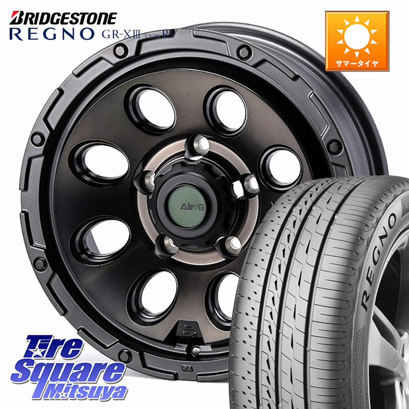 4X4エンジニアリング Air/G Massive ホイール 16インチ 16 X 6.0J +0 5穴 139.7 ブリヂストン REGNO GR-X3 TYPE RV GRX3RV GR-XIII サマータイヤ 215/65R16 ジムニー専用(要オーバーフェンダー等) ジムニ－シエラ・ノマド(カスタム)