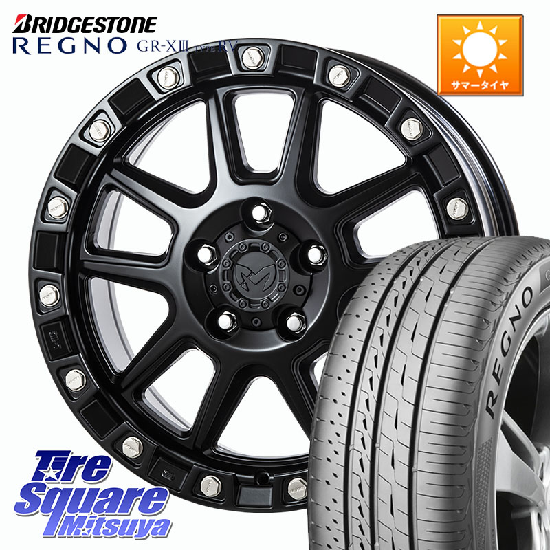 ブリヂストン REGNO GR-X3 TYPE RV 在庫● 2025~2026年製 GRX3RV GR-XIII サマータイヤ 235/50R18MKW M205 ブラックキャット ホイール 18インチ 18X8.0J 40 5穴 114.3 30系アルファード/ヴェルファイア 20系アルファード ヴェルファイアハイブリッド ヴェルファイア ア｜タイヤスクエアミツヤ