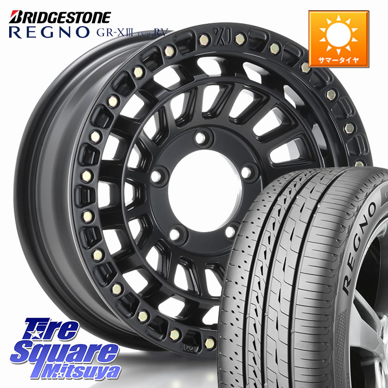 MLJ XJ08 XTREME-J ※インセット-5 ホイール 16インチ 16 X 6.0J +0 5穴 139.7 ブリヂストン REGNO GR-X3 TYPE RV GRX3RV GR-XIII サマータイヤ 215/65R16 ジムニー専用(要オーバーフェンダー等) ジムニ－シエラ・ノマド(カスタム)