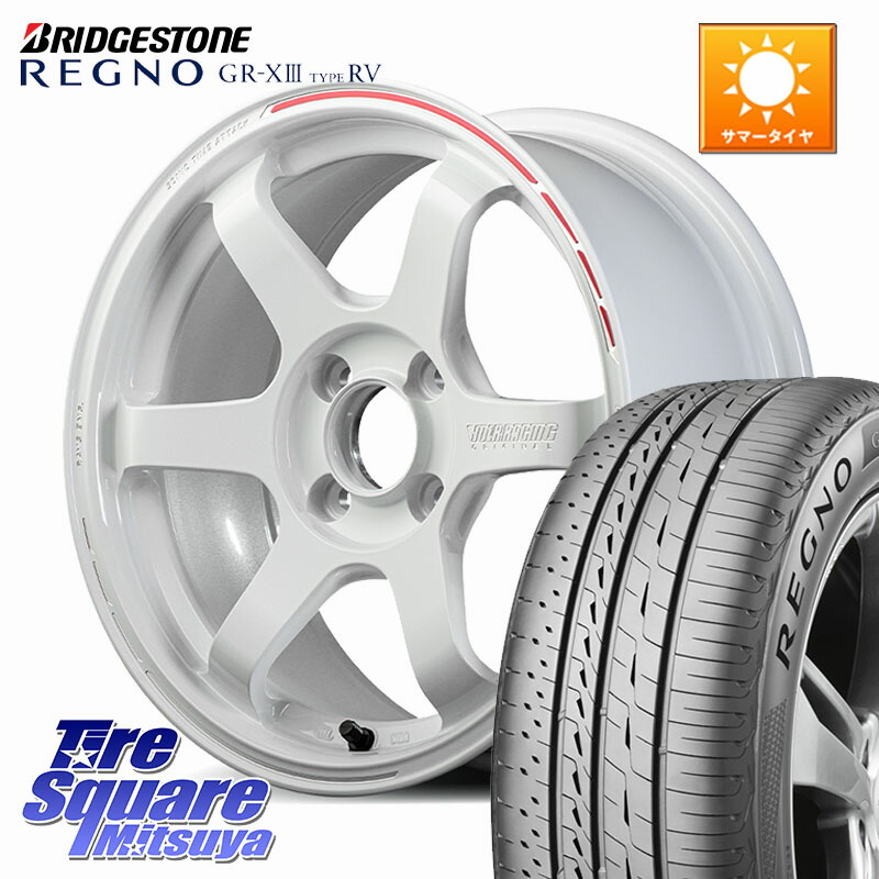 RAYS 【欠品次回10~11月】 TE37 SONIC TIME ATTACK EDITION 鍛造 ホイール 16インチ 16 X 6.0J +43 4穴 100 ブリヂストン REGNO GR-X3 TYPE RV GRX3RV GR-XIII サマータイヤ 215/65R16