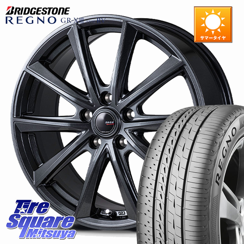 ブリヂストン REGNO GR-X3 TYPE RV GRX3RV GR-XIII サマータイヤ 215/55R18Japan三陽 ZACK Sport-FT ホイール 18インチ 18X7.5J 53 5穴 114.3 CX-30 MX-30 ZE2リーフ クロスロード｜タイヤスクエアミツヤ