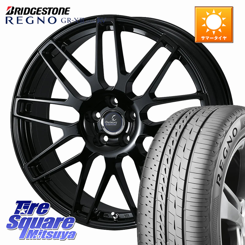 WEDS Delmore LC.S M14 DSNS仕様(レクサス・トヨタ専用) ホイール 19インチ 19 X 8.0J(M14B) +40 5穴 114.3 ブリヂストン REGNO GR-X3 TYPE RV GRX3RV GR-XIII サマータイヤ 225/55R19 クラウンクロスオーバー
