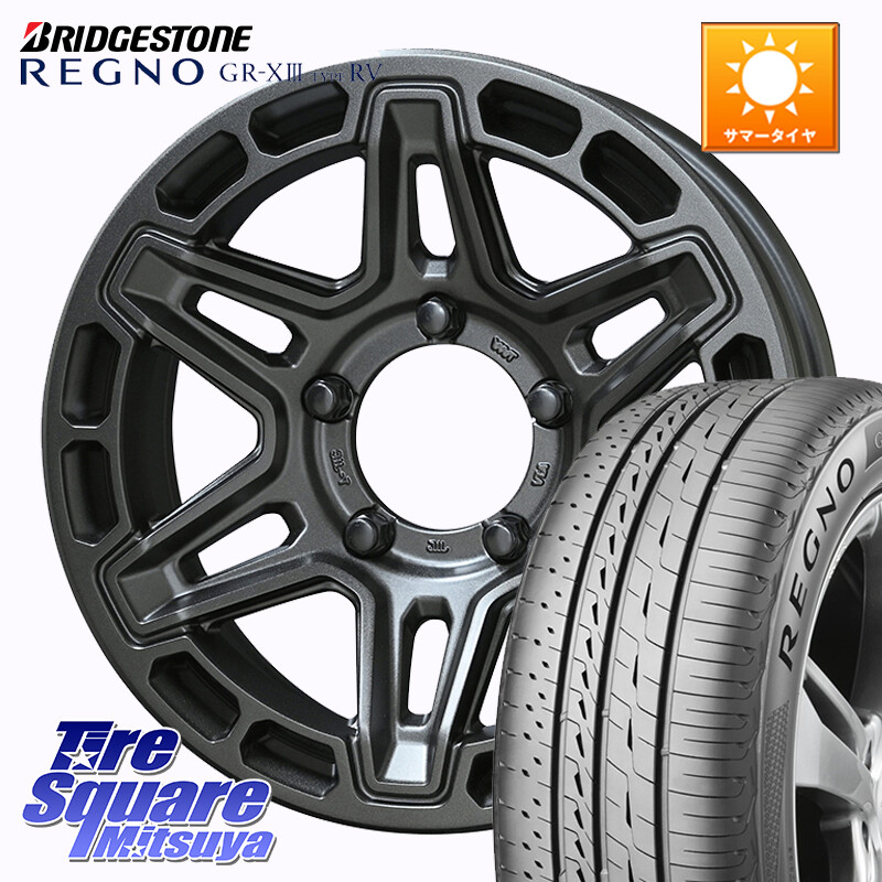 ブリヂストン REGNO GR-X3 TYPE RV GRX3RV GR-XIII サマータイヤ 215/65R16KYOHO PPX MK6 ホイール 16インチ 16X6.0J 0 5穴 139.7 ジムニー専用(要オーバーフェンダー等) ジムニ−シエラ/ノマド(カスタム) AZオフロード カスタムサイズ|タイヤスクエアミツヤ