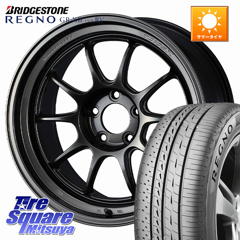 ブリヂストン REGNO GR-X3 TYPE RV 在庫● 2025~2026年製 GRX3RV GR-XIII サマータイヤ 225/45R18WEDS TC105X DSR ウェッズスポーツ ホイール 18インチ 18X8.5J 32 5穴 114.3｜タイヤスクエアミツヤ