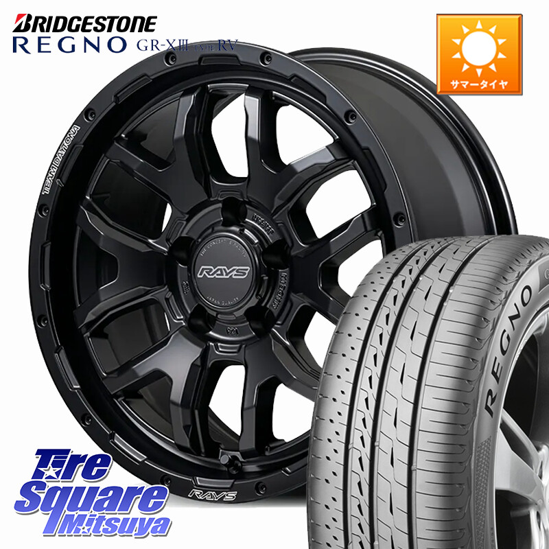 ブリヂストン REGNO GR-X3 TYPE RV GRX3RV GR-XIII サマータイヤ 215/65R16RAYS 【欠品次回~1月】 F6 boost BLACK EDITION TEAM DAYTONA デイトナ ブラックエディション ホイール 16インチ 16X7.0J 32 5穴 114.3 20系アルファード ヴェルファイアハイブリッド ヴェル｜タイヤスクエアミツヤ 127,360円