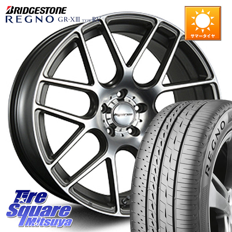MLJ hyperion ハイペリオン CVM ホイール 20インチ 20 X 8.5J +45 5穴 114.3 ブリヂストン REGNO GR-X3 TYPE RV GRX3RV GR-XIII サマータイヤ 245/40R20 T32エクストレイル デリカD:5 SL系フォレスター