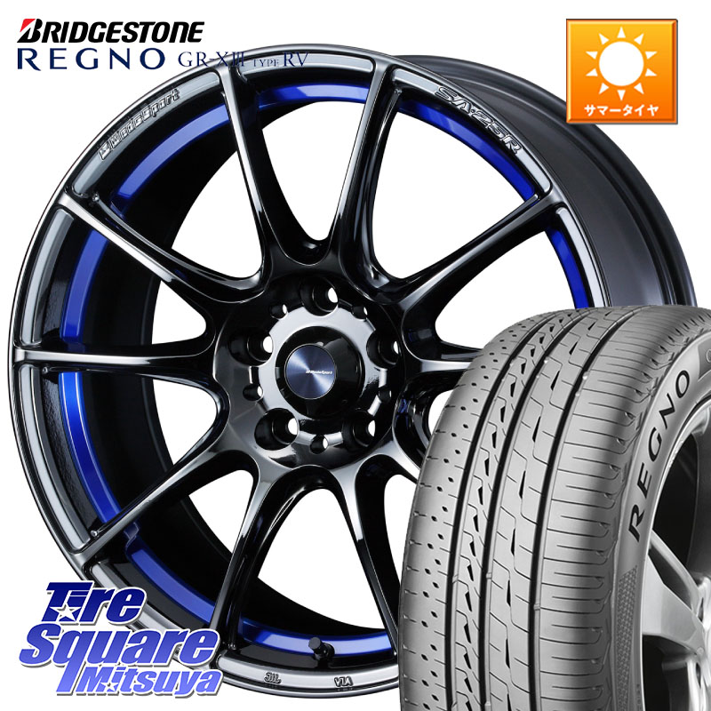 ブリヂストン REGNO GR-X3 TYPE RV 在庫● 2025~2026年製 GRX3RV GR-XIII サマータイヤ 225/50R18WEDS WedsSport SA-25R SA25R ウェッズ スポーツ ホイール 18インチ 18X7.0J 47 5穴 114.3 C-HR RV系ヴェゼル RC系オデッセイ後期 MAZDA6 エスティマハイブリッド エステ｜タイヤスクエアミツヤ