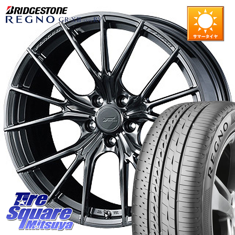 WEDS F ZERO FZ-1 FZ1 鍛造 FORGED ホイール18インチ エフゼロ 18 X 7.5J +48 5穴 114.3 ブリヂストン REGNO GR-X3 TYPE RV GRX3RV GR-XIII サマータイヤ 215/55R18 CX-30 MX-30