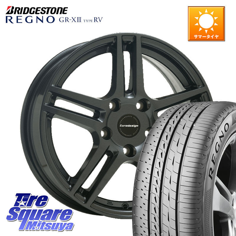 阿部商会 Eurodesign EIGER ホイール 16インチ 16 X 7.0J(AUDI Q2 GAC) +39 5穴 112 ブリヂストン REGNO GR-X3 TYPE RV GRX3RV GR-XIII サマータイヤ 215/60R16 アウディ Q2