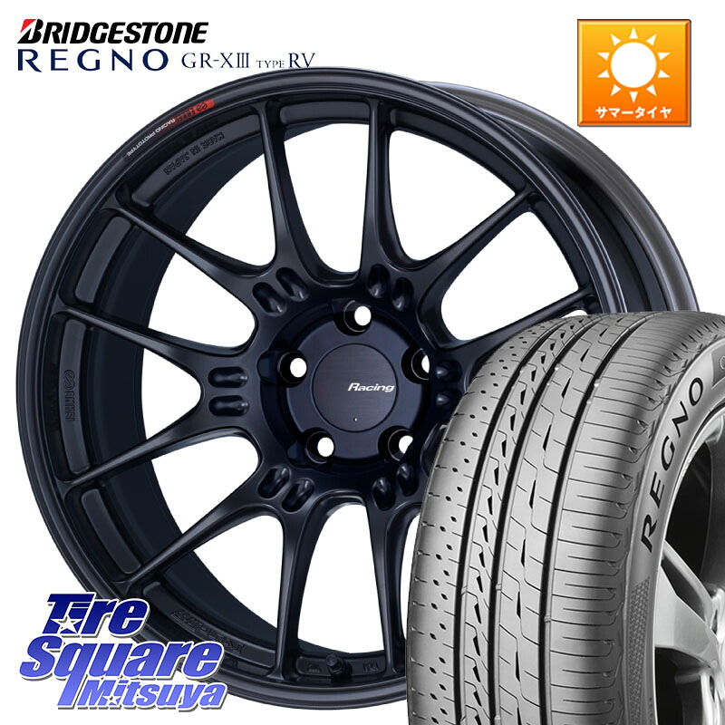 ブリヂストン REGNO GR-X3 TYPE RV GRX3RV GR-XIII サマータイヤ 225/45R19ENKEI エンケイ RACING GTC02 BK ホイール 19インチ 19X8.0J 45 5穴 114.3 C-HR カローラクロス RC系オデッセイ後期 CX-30 MX-30 MAZDA6 UX レクサス スカイラインセダン 日産|タイヤスクエアミツヤ