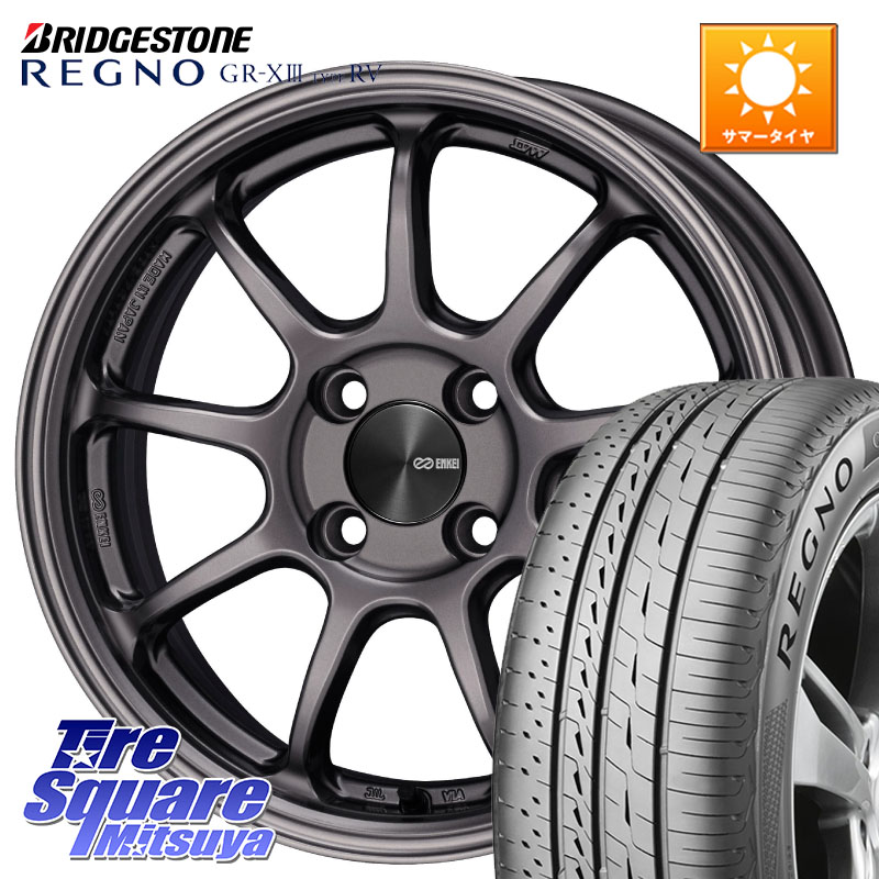ENKEI PerformanceLine PF09 ホイール 4本 15インチ 15 X 6.0J +42 4穴 100 ブリヂストン REGNO GR-X3 TYPE RV 在庫● 2025~2026年製 GRX3RV GR-XIII サマータイヤ 195/65R15