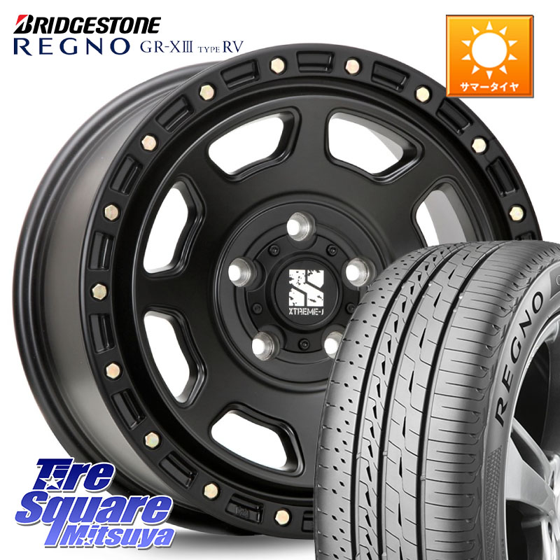 ブリヂストン REGNO GR-X3 TYPE RV 在庫● 2025~2026年製 GRX3RV GR-XIII サマータイヤ 225/65R17MLJ XJ07 XTREME-J BK 17インチ エクストリームJ 17X8.0J 35 5穴 114.3 RAV4 50系 NX レクサス ハリアー｜タイヤスクエアミツヤ 118,650円
