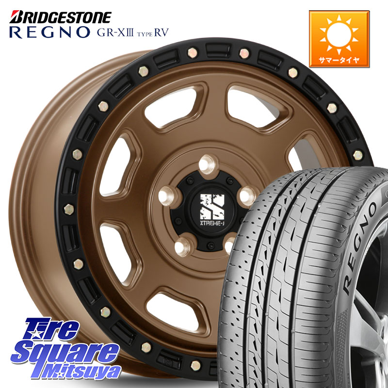 MLJ XJ07 XTREME-J 5H MB エクストリームJ 16インチ 16 X 7.0J +35 5穴 114.3 ブリヂストン REGNO GR-X3 TYPE RV 在庫● 2025~2026年製 GRX3RV GR-XIII サマータイヤ 205/60R16