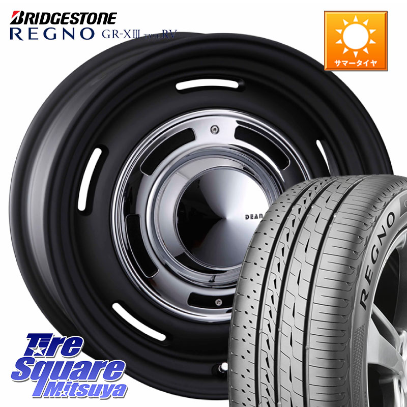 CRIMSON ディーン クロスカントリー ブラック 17インチ 17 X 7.0J +38 5穴 114.3 ブリヂストン REGNO GR-X3 TYPE RV 在庫● 2025~2026年製 GRX3RV GR-XIII サマータイヤ 205/55R17 90系ノア ヴォクシー RP6～8ステップワゴン