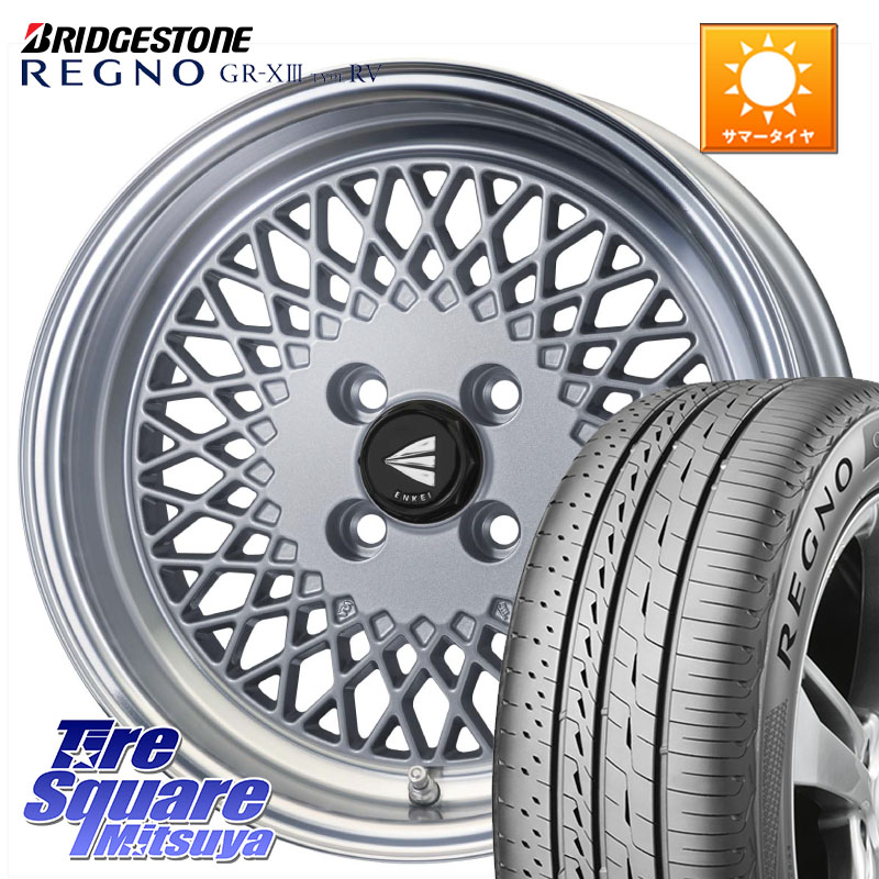 ブリヂストン REGNO GR-X3 TYPE RV GRX3RV GR-XIII サマータイヤ 215/65R16ENKEI エンケイ NEO CLASSIC ENKEI92 SILVER 16インチ 16X6.5J 38 4穴 100 ロッキー ガソリン車 4穴 ライズ ガソリン車 4穴|タイヤスクエアミツヤ