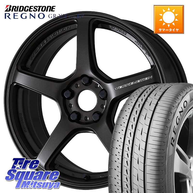 ブリヂストン REGNO GR-X3 TYPE RV 在庫● 2025~2026年製 GRX3RV GR-XIII サマータイヤ 215/50R17WORK 【欠品次回3月中旬】ワーク EMOTION エモーション T5R 17インチ 17X7.0J 48 5穴 114.3 FL系シビック MAZDA3 レヴォーグ ZE1リーフ プリウスアルファ インプレッサ｜タイヤスクエアミツヤ