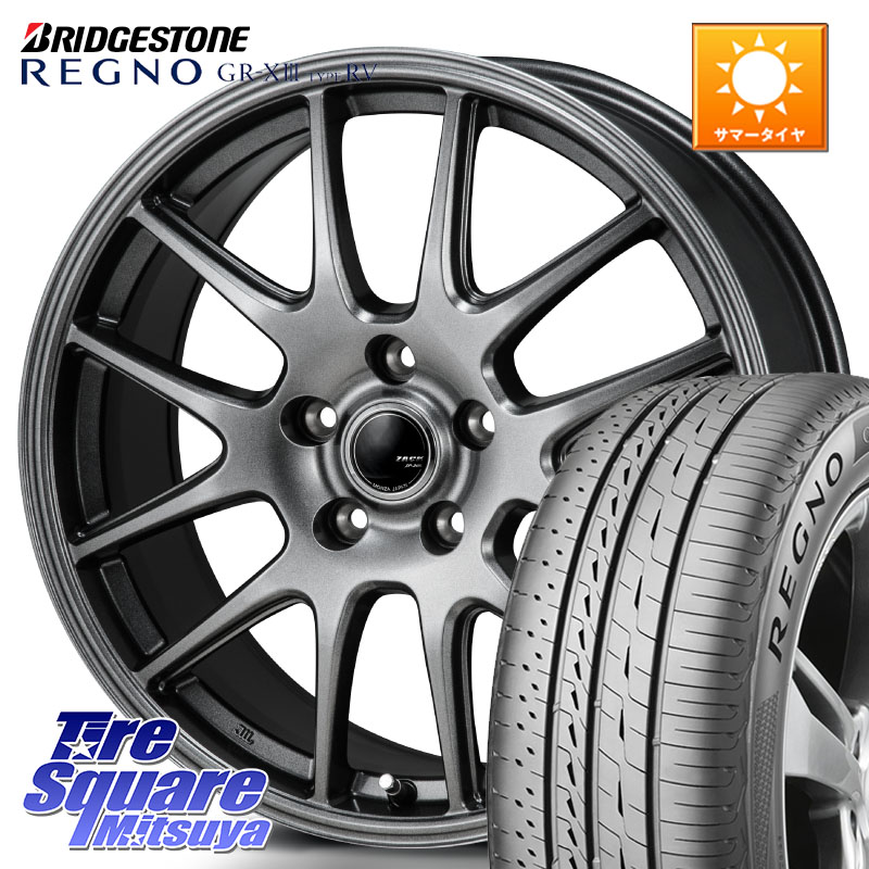 ブリヂストン REGNO GR-X3 TYPE RV GRX3RV GR-XIII サマータイヤ 215/55R18Japan三陽 ZACK JP-205 ホイール 18X7.5J 38 5穴 114.3 エクストレイル X-TRAIL 日産 MPV｜タイヤスクエアミツヤ