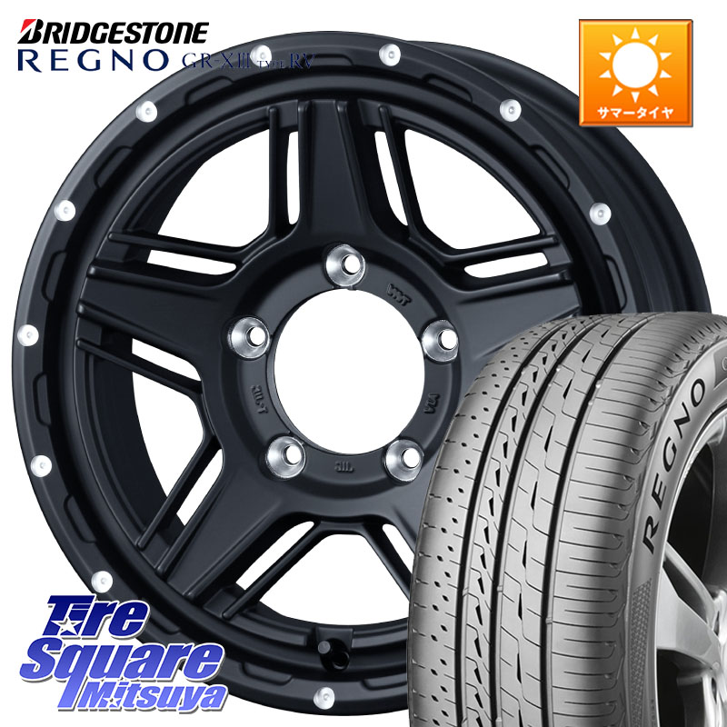 ブリヂストン REGNO GR-X3 TYPE RV GRX3RV GR-XIII サマータイヤ 215/65R16WEDS 40533 マッドヴァンス07 MUD VANCE 07 BK 16インチ 16X5.5J 22 5穴 139.7 ジムニー専用(要オーバーフェンダー等) AZオフロード カスタムサイズ|タイヤスクエアミツヤ