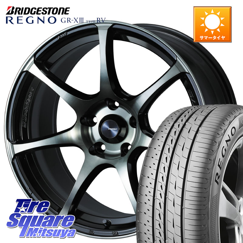 ブリヂストン REGNO GR-X3 TYPE RV 在庫● 2025~2026年製 GRX3RV GR-XIII サマータイヤ 235/50R18WEDS WedsSport SA-75R SA75R ウェッズ スポーツ ホイール 18インチ 18X7.5J 35 5穴 114.3 30系アルファード/ヴェルファイア 20系アルファード ヴェルファイアハイブリッ|タイヤスクエアミツヤ