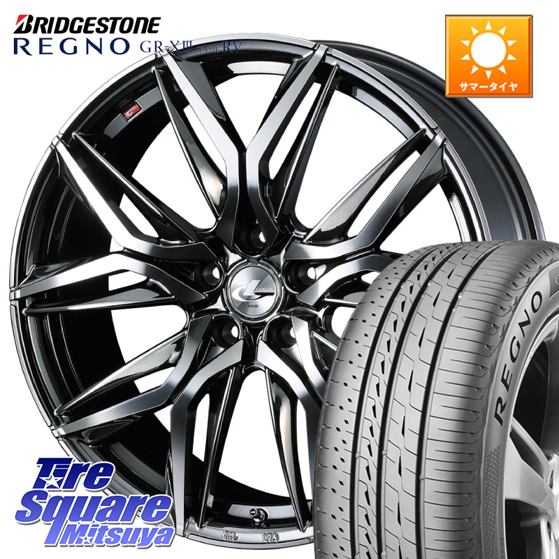ブリヂストン REGNO GR-X3 TYPE RV 在庫● 2025~2026年製 GRX3RV GR-XIII サマータイヤ 215/50R17WEDS 40809 レオニス LEONIS LM BMCMC 17インチ 17X7.0J 42 5穴 114.3 ZE1リーフ プリウスアルファ SAI ジェイド シビック インサイト|タイヤスクエアミツヤ