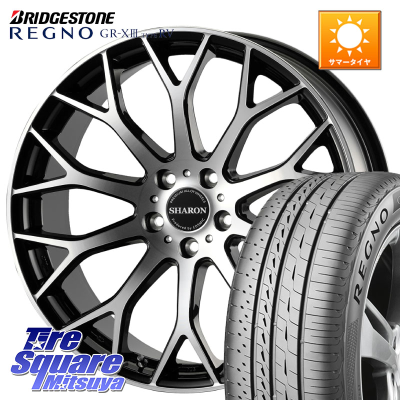 コスミック ヴェネルディ SHARON シャロン 19 X 8.0J +42 5穴 114.3 ブリヂストン REGNO GR-X3 TYPE RV GRX3RV GR-XIII サマータイヤ 245/45R19 デリカD:5 SL系フォレスター 143,190円