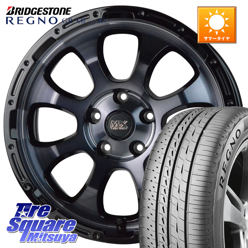 ブリヂストン REGNO GR-X3 TYPE RV 在庫● 2025~2026年製 GRX3RV GR-XIII サマータイヤ 205/55R17HotStuff マッドクロス GRACE グレイス BKC 5H ホイール 17インチ 17X7.0J 38 5穴 114.3 90系ノア/ヴォクシー RP6～8ステップワゴン SAI ノア NOAH｜タイヤスクエアミツヤ