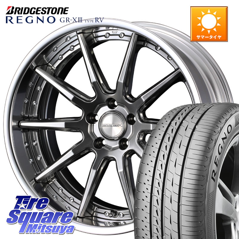 ブリヂストン REGNO GR-X3 TYPE RV GRX3RV GR-XIII サマータイヤ 215/55R18WEDS MAVERICK 1410S S-LoDisk 18インチ 2ピース 18X7.5J 43 5穴 114.3 CX-30 MX-30 MPV｜タイヤスクエアミツヤ 163,000円