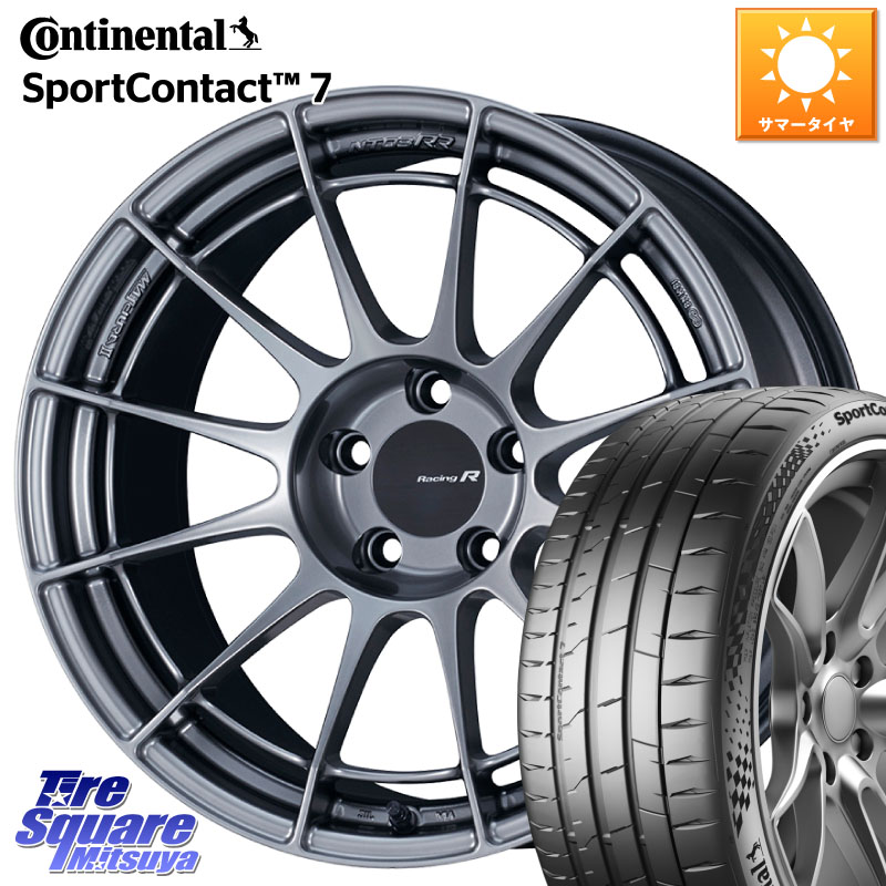ENKEI エンケイ Racing Revolution NT03RR ホイール 18 X 8.0J(BMW F40) +45 5穴 112 コンチネンタル Sport Contact 7 92(Y) XL 正規 225/40R18 BMW 1シリーズ F40