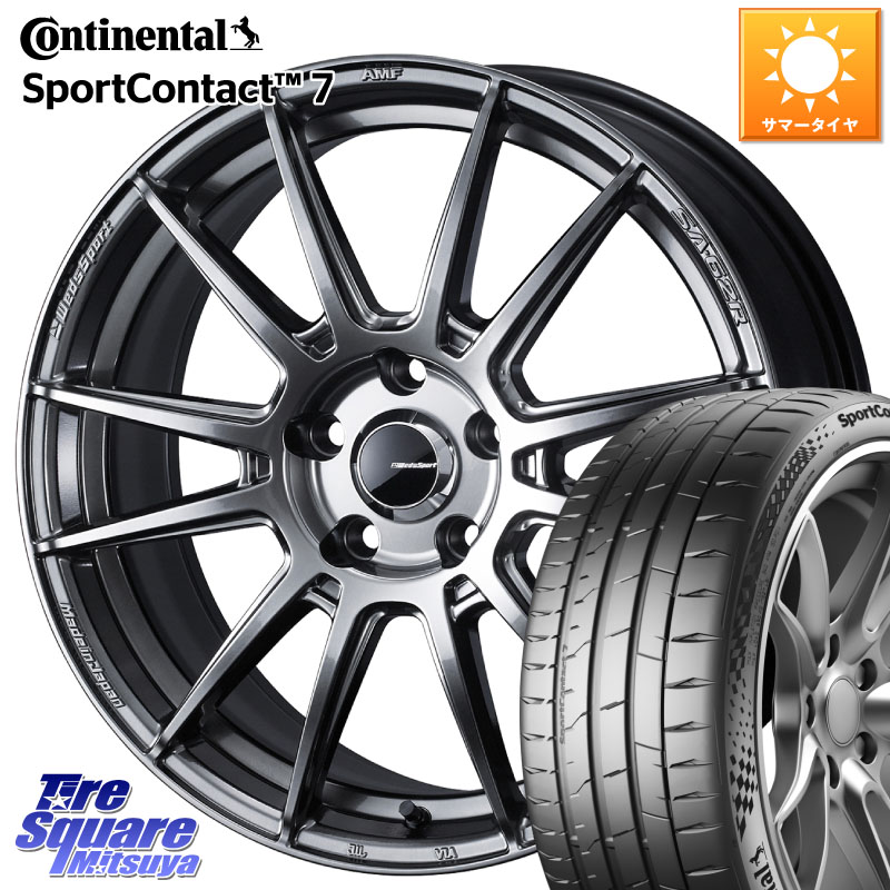 コンチネンタル Sport Contact 7 92(Y) XL 正規 225/40R18WEDS WedsSport SA-62R SA62R ウェッズ スポーツ ホイール 18インチ 18X8.5J(86 Brembo) 45 5穴 100 BRZ/86/GR86ブレンボキャリパー対応ローダウン車向けサイズ BRZ ブレンボキャリパー GR 86 ブレンボキャリパ｜タイヤスクエアミツヤ