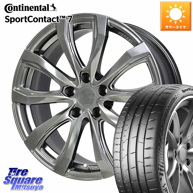 HotStuff シュティッヒ レグザス FORGED FS-01 平座仕様(レクサス・トヨタ専用) 鍛造ホイール 19インチ 19 X 8.0J +42 5穴 114.3 コンチネンタル Sport Contact 7 96(Y) XL 正規 235/40R19 70系カムリ 187,925円