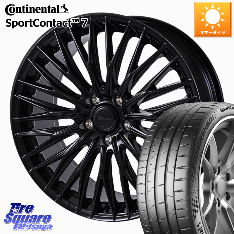 コンチネンタル Sport Contact 7 96(Y) XL 正規 235/40R19MONZA Warwic CLYVER クライヴァー ホイール 19インチ 19X8.0J 50 5穴 114.3 ヤリスクロス CY2アコード 70系カムリ アコードハイブリッド アコード|タイヤスクエアミツヤ