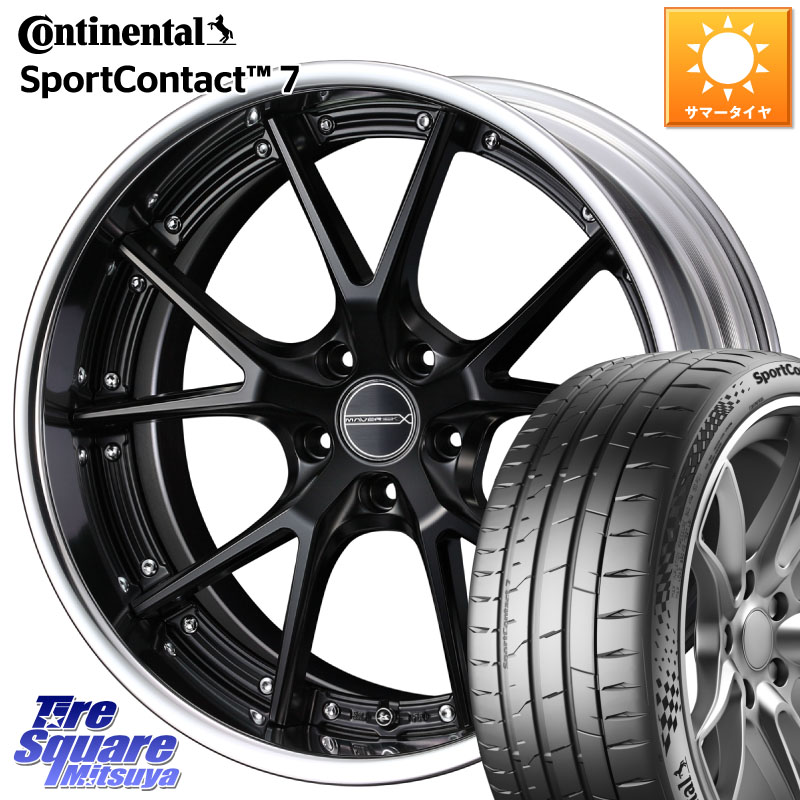 WEDS MAVERICK 905S LoDisk 18インチ 2ピース 18 X 8.0J +42 5穴 100 コンチネンタル Sport Contact 7 92(Y) XL 正規 225/40R18 210・A10系カローラ 210系カローラスポーツ BRZ・86・GR86ローダウン車