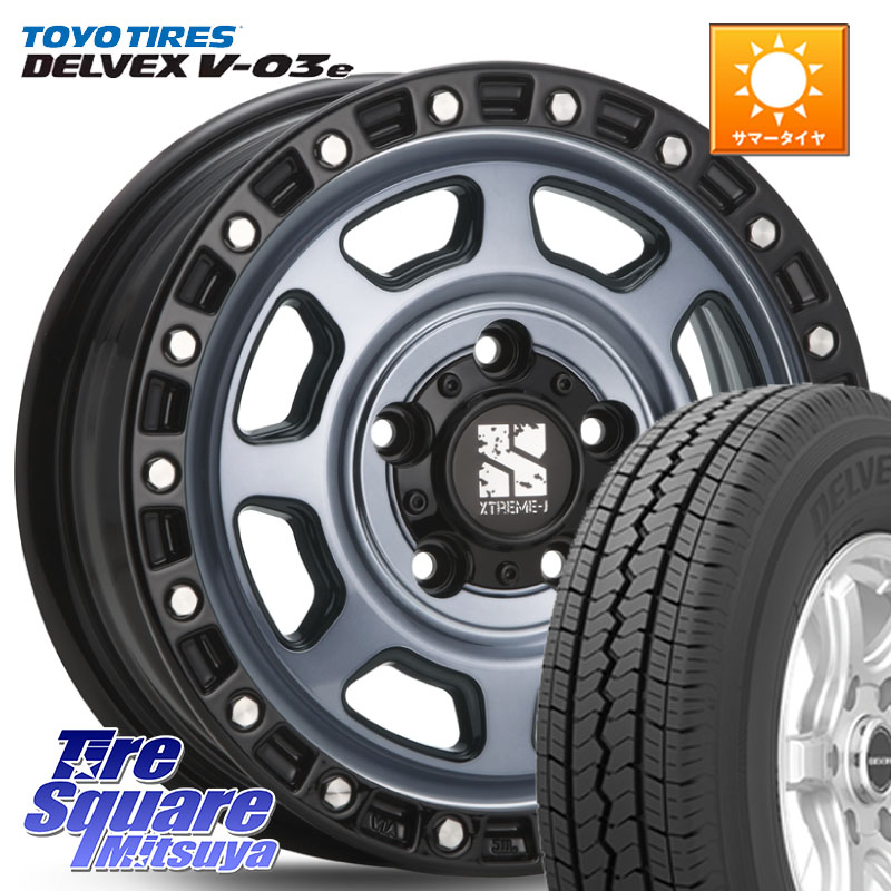 MLJ XJ07 XTREME-J 5H IND エクストリームJ 14インチ 14 X 5.0J +48 5穴 114.3 TOYOTIRES トーヨー DELVEX V-03e V03e サマータイヤ 175/80R14 99*98