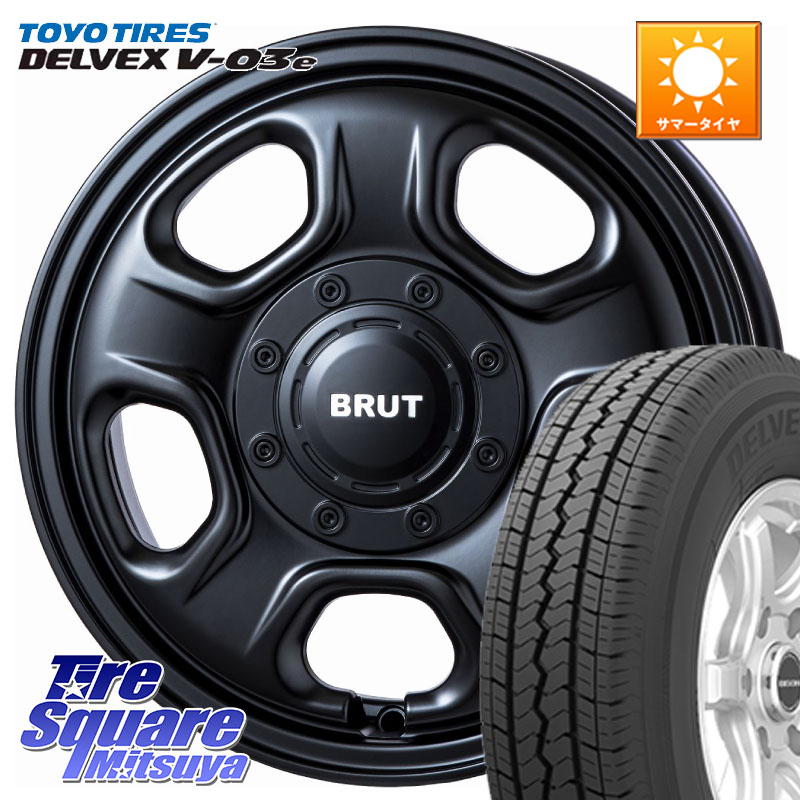 BRUT ブルート BR-33 BR33 ホイール 14インチ 14 X 4.5J +43 5穴 114.3 TOYOTIRES トーヨー DELVEX V-03e V03e サマータイヤ 175/80R14 99*98