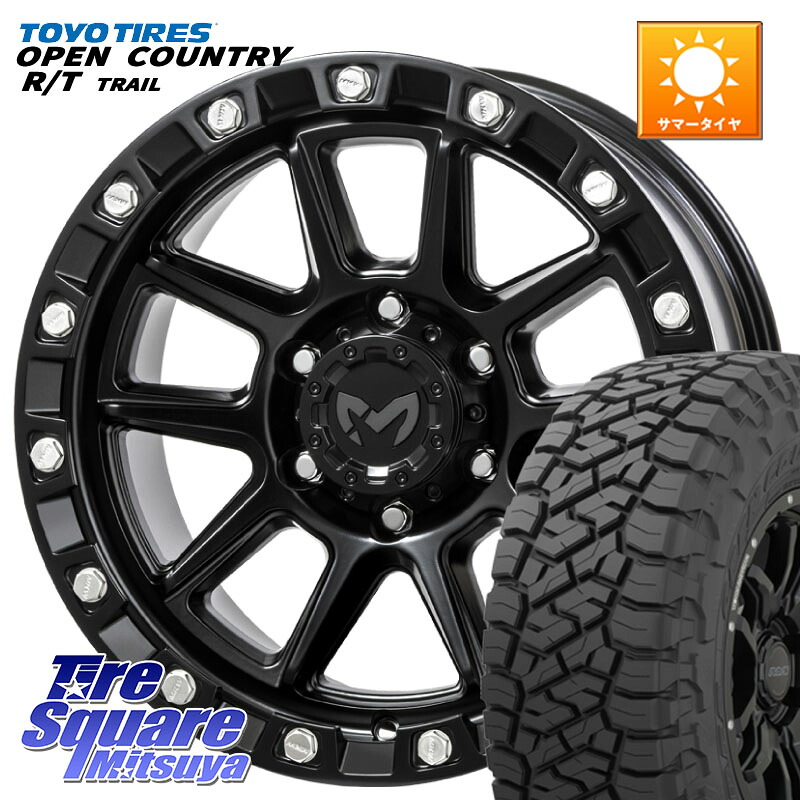 MKW M205 ブラックキャット ホイール 17インチ(US MODEL) 17 X 8.5J +0 6穴 139.7 TOYOTIRES オープンカントリー RT 在庫● OPEN COUNTRY RT トレイル R/T TRAIL 265/70R17