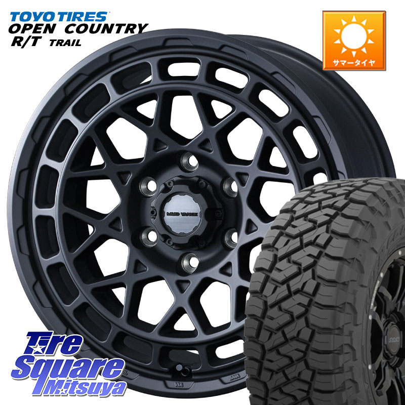 TOYOTIRES オープンカントリー RT 在庫● OPEN COUNTRY RT トレイル R/T TRAIL 265/70R17WEDS MUDVANCE X TYPE M ホイール 17インチ マッドヴァンス タイプM※LC2Tトライトン装着不可※ 17X8.0J 20 6穴 139.7 ランドクルーザーFJ トライトン 4Runner Tacoma ランドクル|タイヤスクエアミツヤ